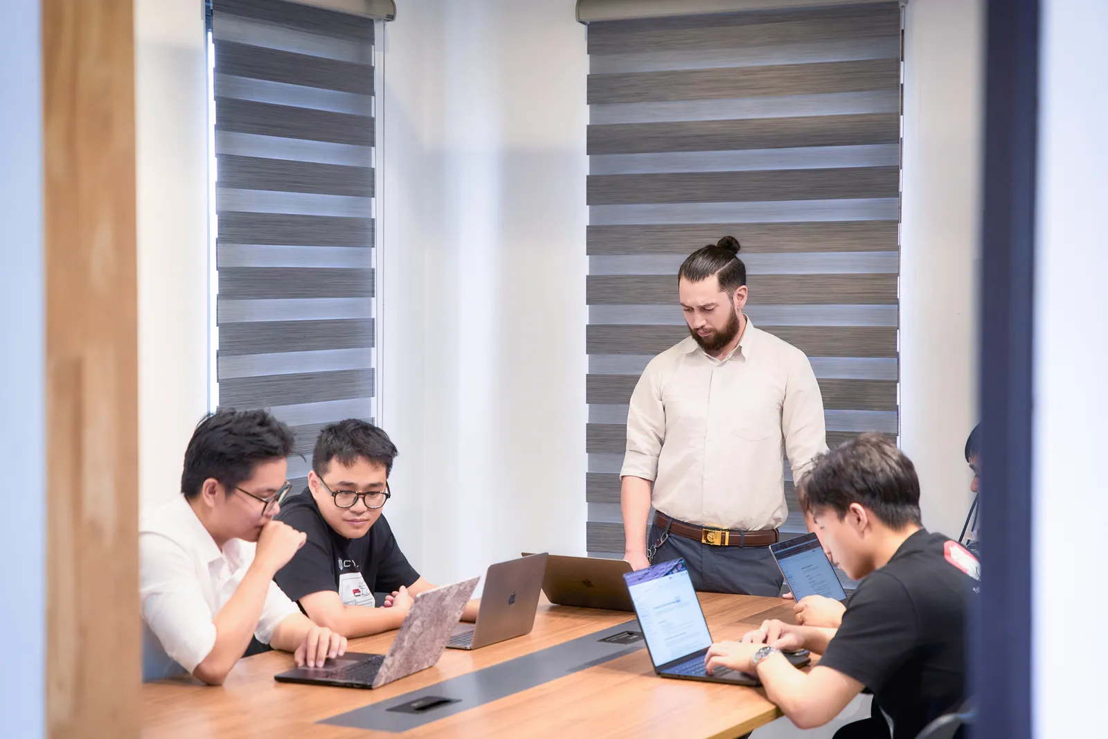 Cyberk team working